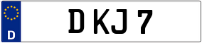 Truck License Plate